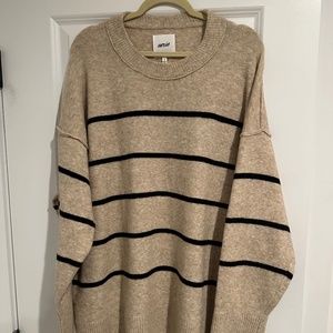 Aerie XL Striped Sweater